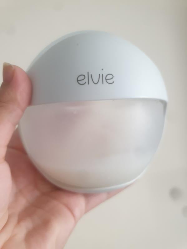 Elvie Curve Manual Wearable Breast Pump , Hands-Free, Kick-Proof, Portable  Silicone Pump That Can Be Worn in-Bra for Gentle, Natural Milk Expression ,  Breast Feeding Essentials White 