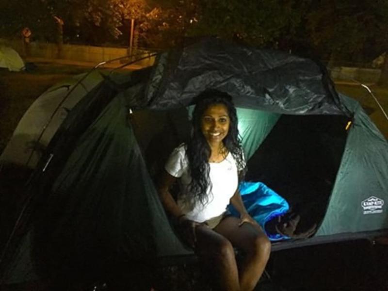 double tent cot walmart