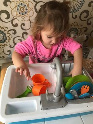 spark kitchen sink and spark create imagine microwave set red and blue toy bundle