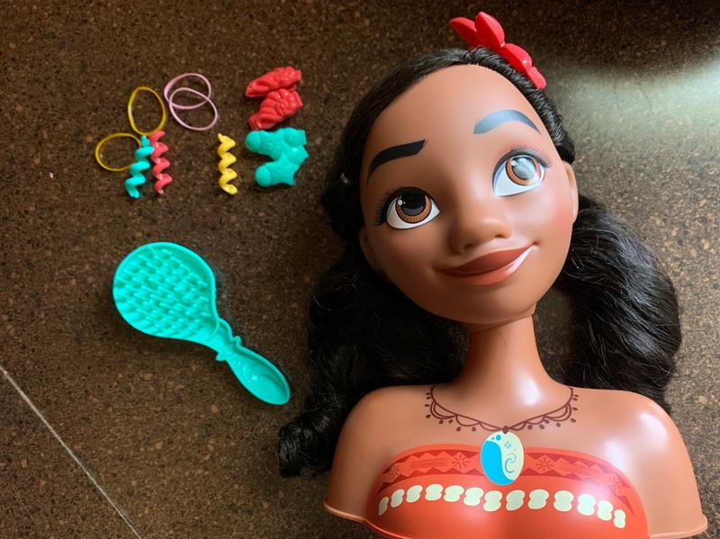 moana styling doll head