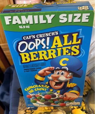 Cap'N Crunch Sweetened Corn and Oat Cereal 12.6 oz Box Crunchy