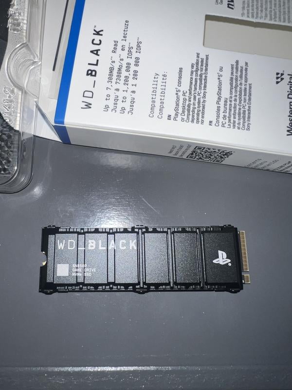 WD_BLACK 2TB SN850P NVMe SSD for PS5 Consoles, Internal M.2 2280