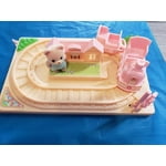 Calico Critters Baby Choo Choo Train, Dollhouse Playset with Figure ...