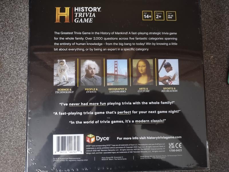 Twisted History Gioco Da Tavolo – Trivia Divertente E Contorta, 2-7 Giocatori, 14+ Anni