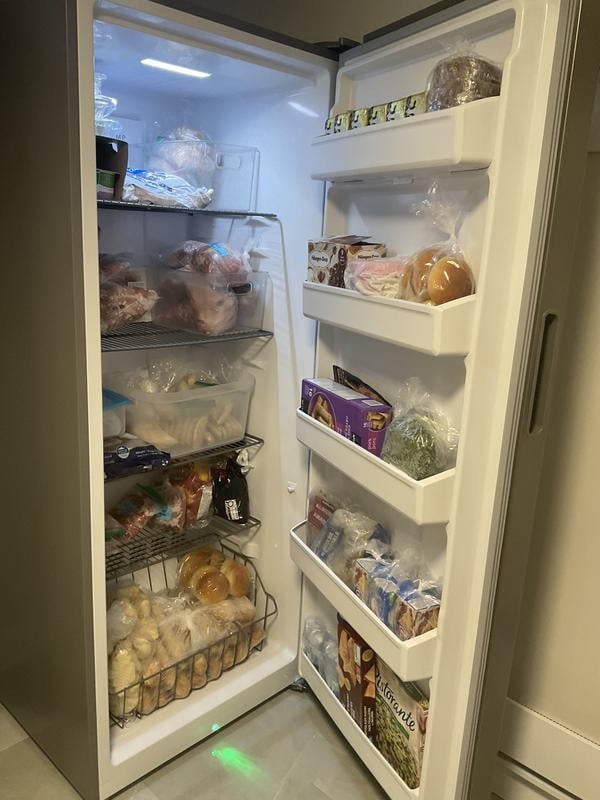 Frigidaire 13 Cu Ft Upright Freezer, EvenTemp, Alarm, Adjustable