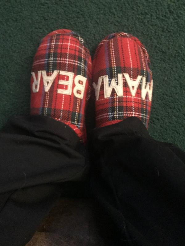 Red Buffalo Plaid Bear Mama Unisex Kid Toddler Pants Soft Cozy Girls Boys Jogger Play Pant