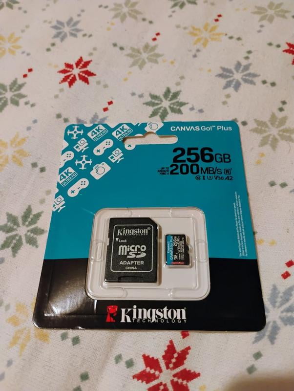 Kingston Canvas Go! Plus 64 GB Class 10/UHS-I (U3) V30 microSDXC
