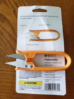 Fiskars Thread Snips with Stainless Steel Blades —