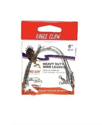 Eagle Claw Fishing, EL620BR6, Nylon Steel Leader 6