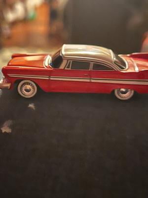 Greenlight Collectibles 84082 - Plymouth Fury 1958 Miniature voiture Diecast Christine - Échelle 1/24 - Evil Version - rouge et blanc vitres foncées au meilleur prix sur