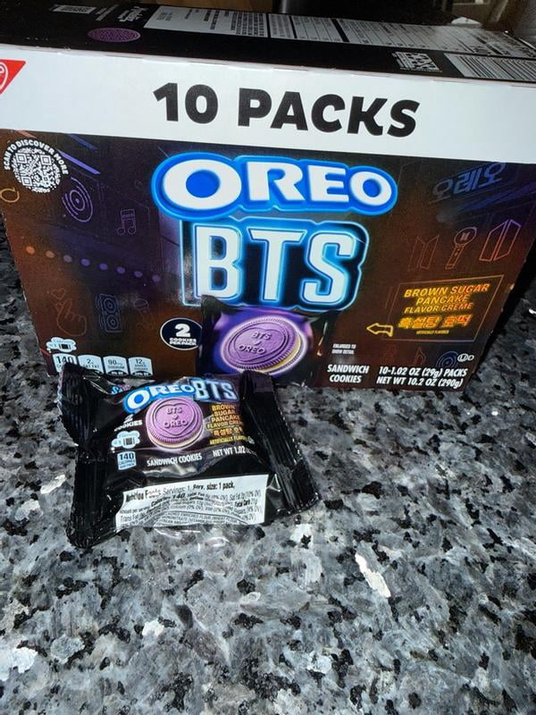 OREO BTS Sandwich Cookies, Limited Edition, 10 Snack Packs (2