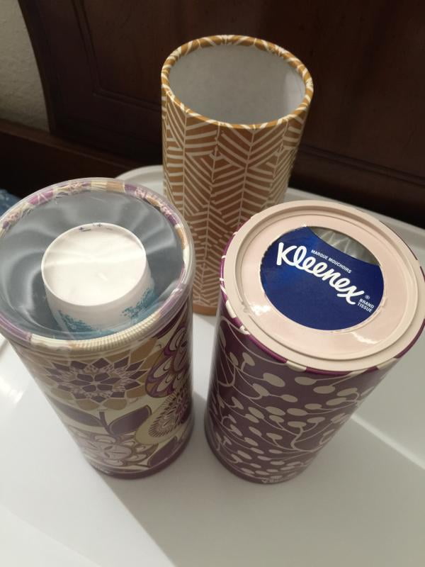 round kleenex boxes