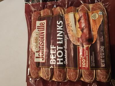 Johnsonville Hot Fully Cooked Original Jalapeno & Cheddar Smoked