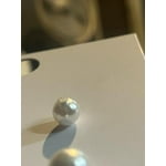 Time and Tru Women's Faux Pearl Stud Earring Set, 2-Piece