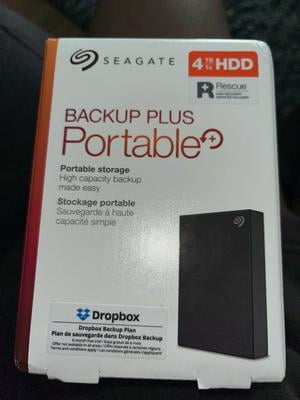 Seagate 4TB Backup Plus: USB 3.0 External Hard Drive, Black