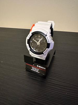 Casio Men's G-Shock Analog-Digital Tough Solar Watch, White