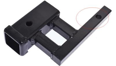Aazon.co: YAKIA Hitch Ount Rack Hitch Adapter (2-Inch To 1.25-Inch - View #5