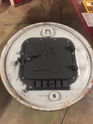 Woodeze 5SV-BSK1000 Wood Burning Barrel Stove Kit - Walmart.com