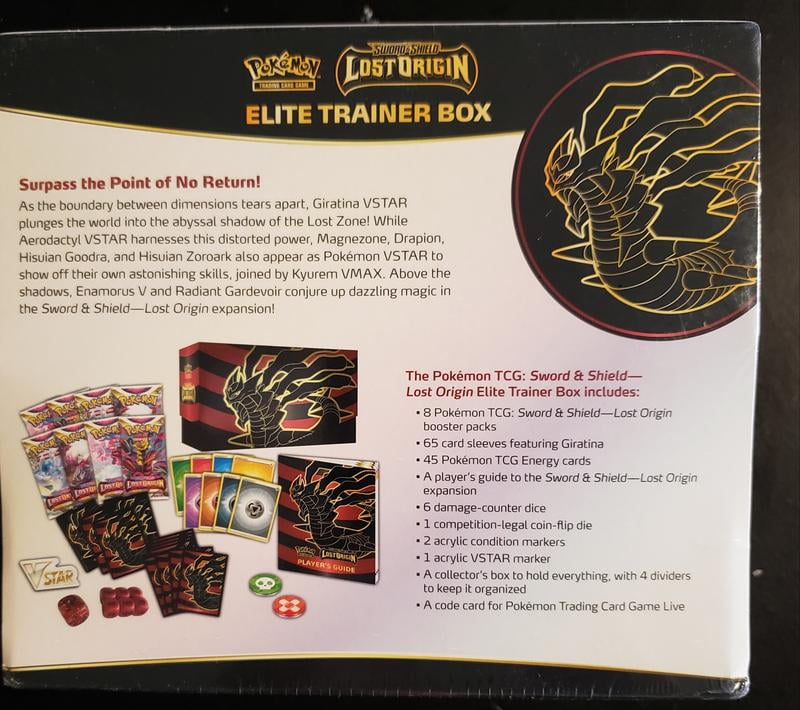 Pokémon Sword & Shield Lost Origin Elite Trainer Box Trading