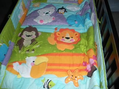 Fisher Price Precious Planet 3pc Crib Bedding Set Walmart Com