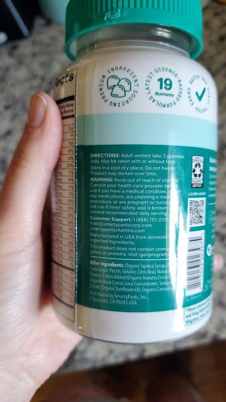 dr vita glutathione Customer reviews for SmartyPants Prenatal Plus Multivitamin & Omega 3  Gummies with Methylfolate 90 Count