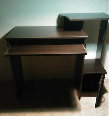 Sauder Beginnings Student Desk Cinnamon Cherry Finish