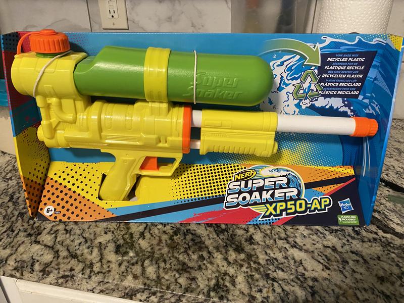 Hasbro Nerf Super Soaker XP50-AP Water Blaster, Recycled Plastic