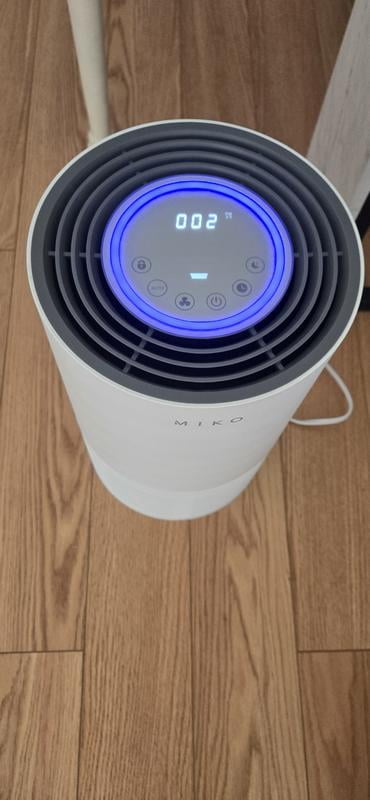 Miko Air Purifier, H13 HEPA Filter, 970 Sqft Coverage, Removes