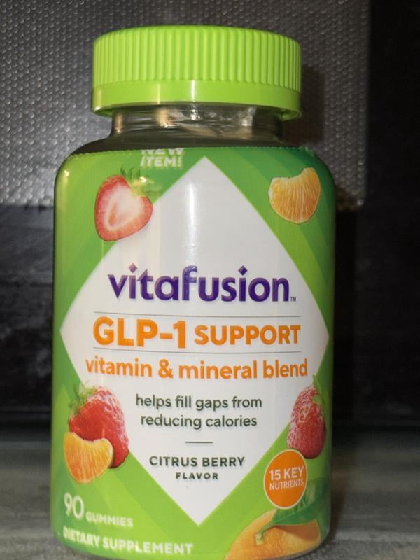 Customer reviews for vitafusion GLP-1 Support Multivitamin, Adult Gummy Vitamin, 15 Nutrients, Citrus Berry Flavor, 90ct