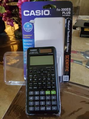Casio FX-300ESPLUS2 Scientific Calculator Natural Textbook Display, Black -  Walmart.com