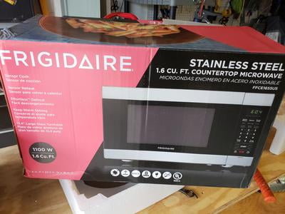 Frigidaire 1 6 Cu Ft Stainless Steel Microwave Oven Walmart Com