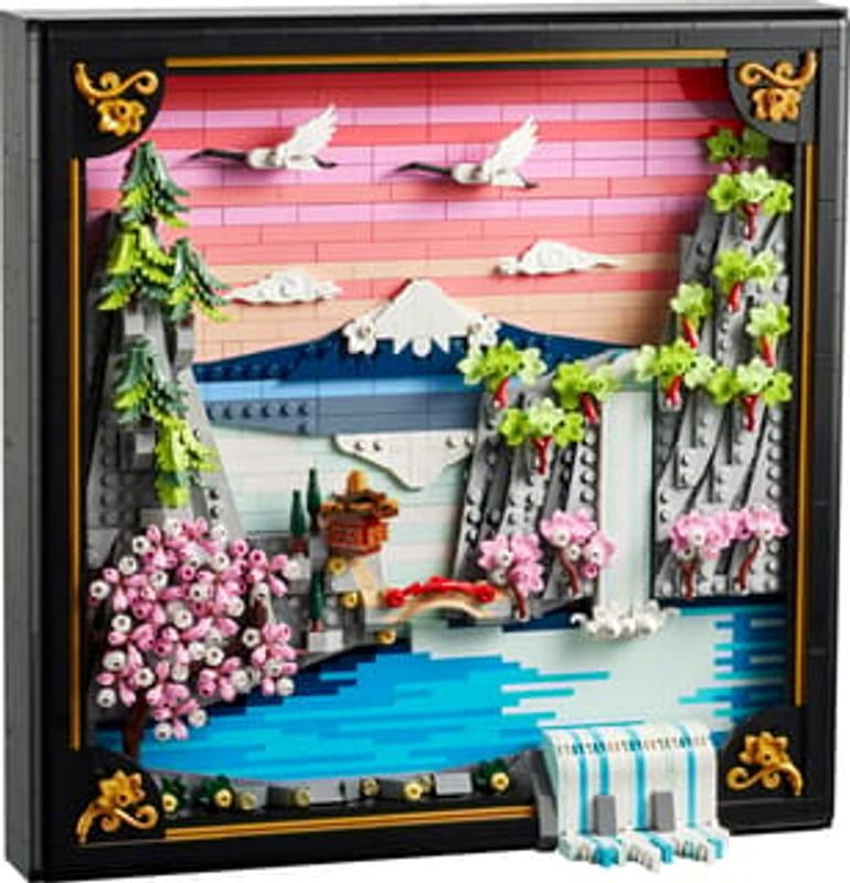 LEGO, Art Japanese Cherry Blossom Landscape Set, 31218, Wall Decor