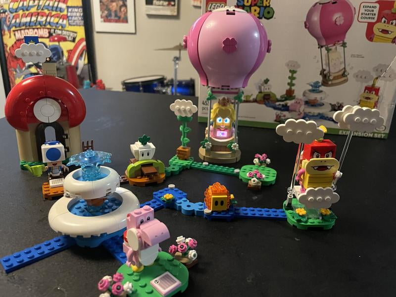 Onni　sake storm LEGO Super Mario Peach's Garden Adventure 71419 with Pom Pom