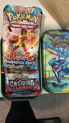 POKEMON SV4.5 PALDEAN FATES MINI TINS - Walmart.com POKEMON SV4.5 PALDEAN FATES MINI TINS - Walmart.com
