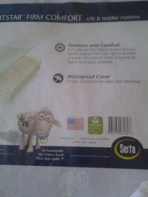 serta nightstar firm crib mattress