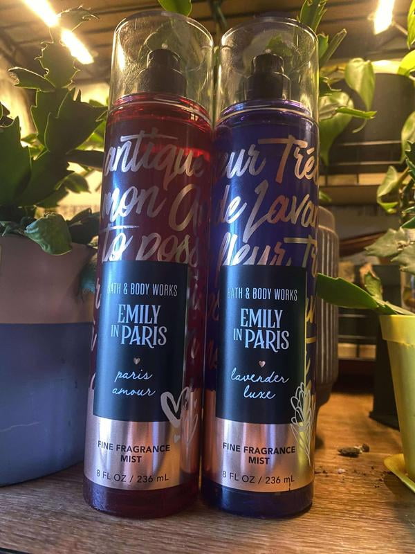 【Lavender Luxe】bath&bodyworks エミリーインパリス Bath & Body Works Lavender Luxe Fragrance Mist, Jasmine and