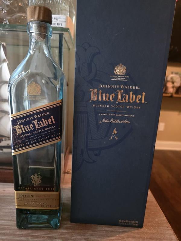 Johnnie Walker Blue Label Blended Scotch Whisky, 750 mL Bottle