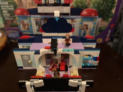 Friends City Pieces) Great Gift Movie LEGO for Kids 41448 (451 Theater Toy; Set Heartlake Building