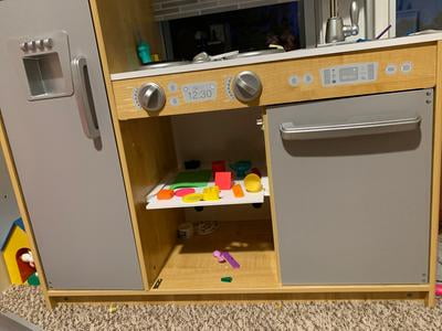 kidkraft uptown natural wooden play kitchen