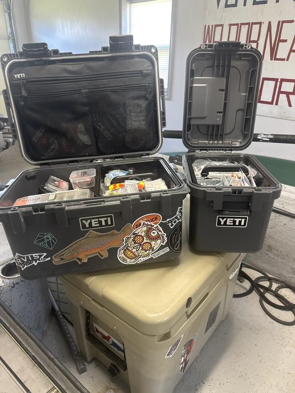 YETI LoadOut GoBox 15 Gear Case, Charcoal, Dustproof, Waterproof