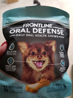 frontline oral defense for small dogs