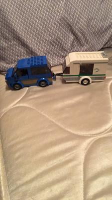 Lego city great vehicles van & caravan 60117 building toy clearance