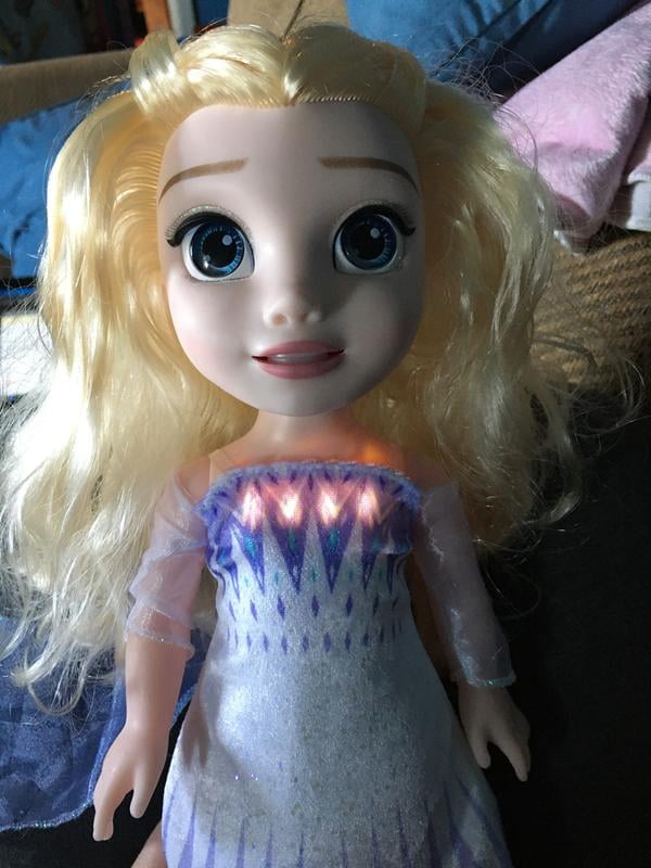 frozen 2 magic in motion elsa doll
