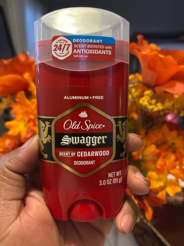 Old Spice Swagger Deodorant 3 Ounce Pack of 4 with Cedarwood and
