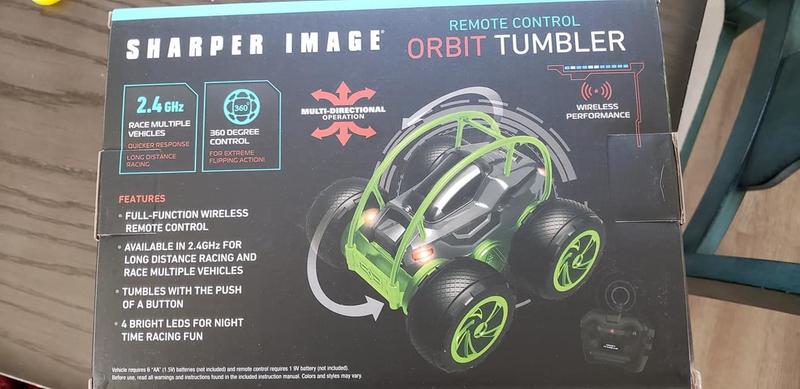 Sharper Image Orbit Tumbler RC Car Toy for Kids, Remote Control