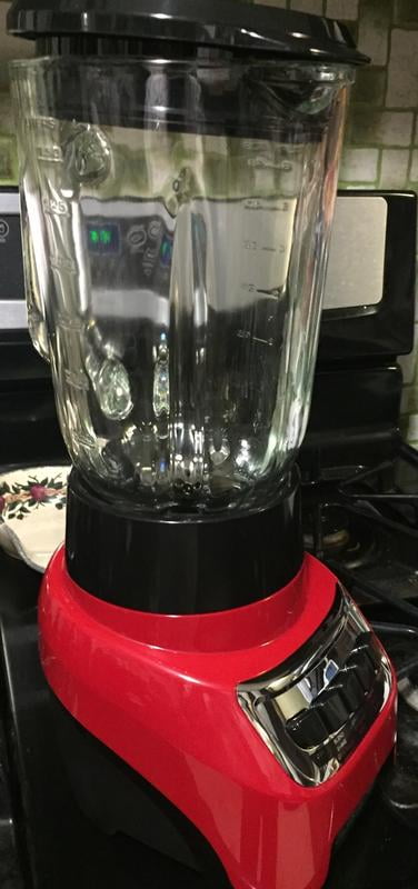 BLACK+DECKER Blender with 6-Cup Glass Jar, Red, BL1110RG 