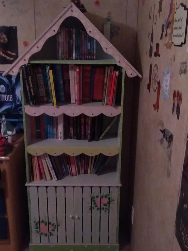 Crackled Rose Bookshelf - Walmart.com