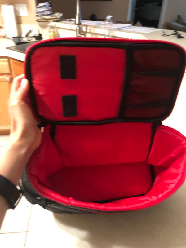 AdirChef Grab & Go Red Coffee Maker Travel Pouch Storage Bag