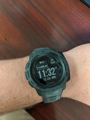 garmin instinct lakeside blue
