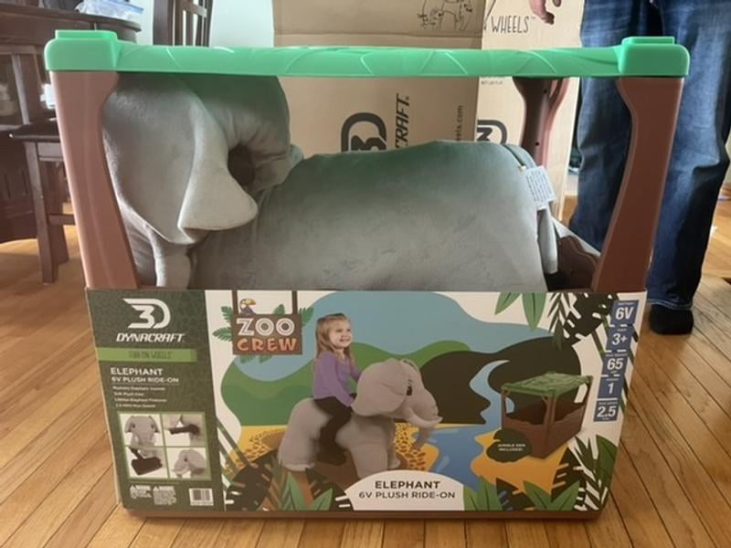 Customer reviews for Zoo Crew Panda 6V Plush Ride-On
